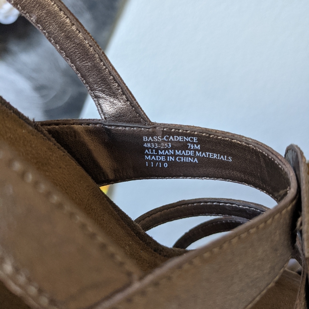 G.H. Bass Wedge Sandals 7.5 - Picture 8 of 14